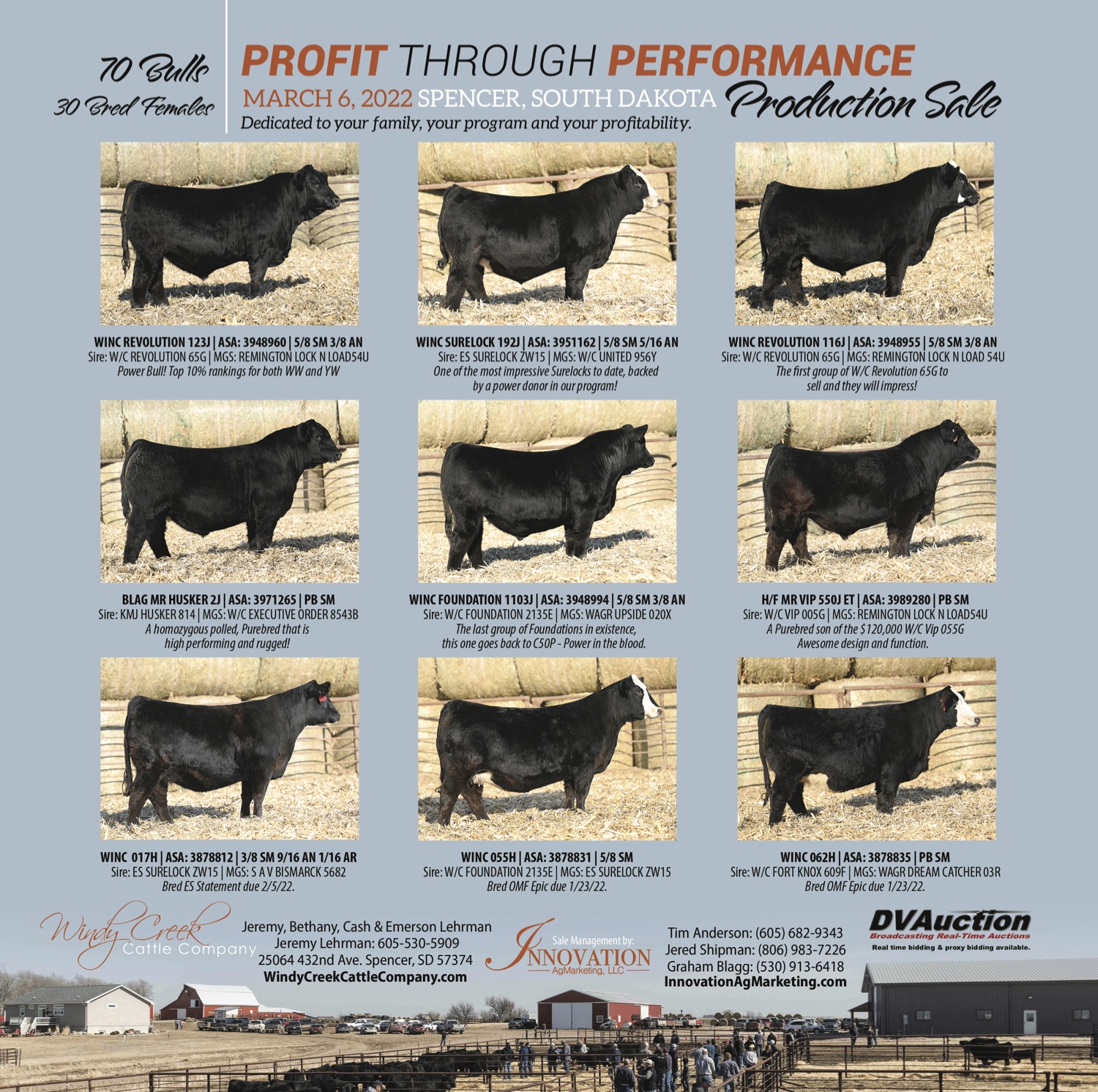 March 6, 2022 – Windy Creek Cattle Company “Profit through Performance ...